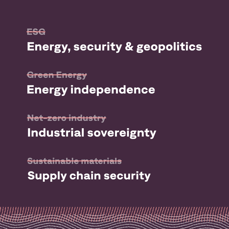 The language of the energy transition is changing