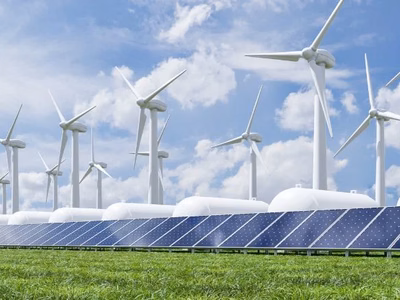 Combining wind solar and battery storage