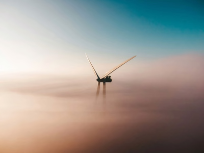 windmill in the clouds